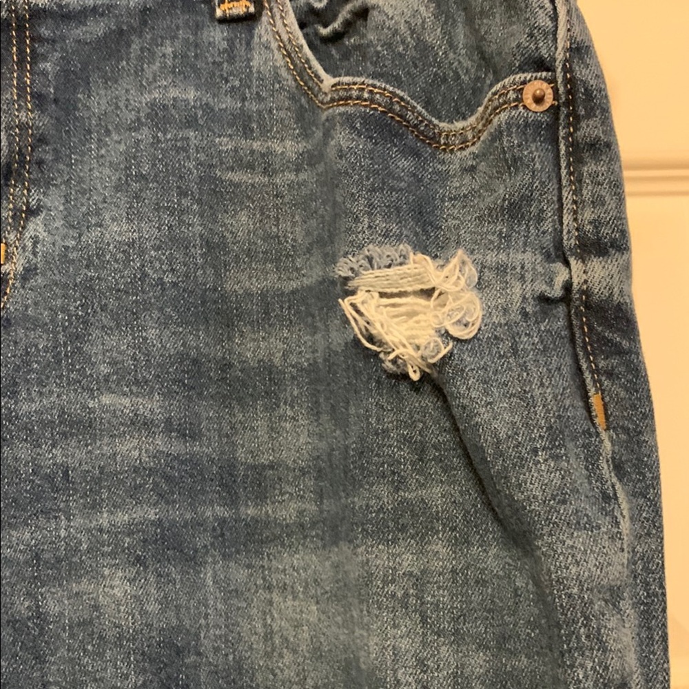 Boyfriend Distressed, Patchwork Jeans - image 4